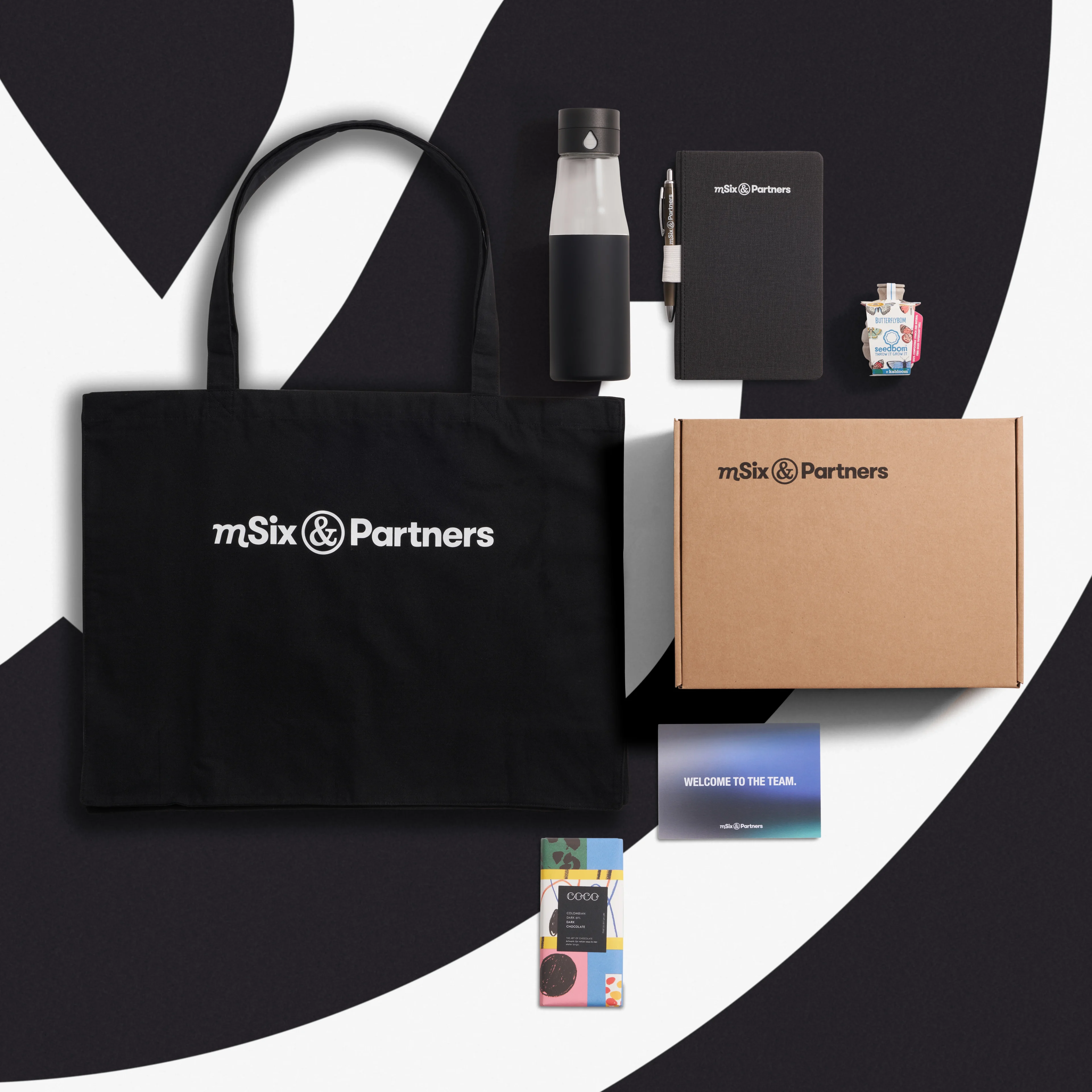 mSIX Go Swag Custom Branded Merchandise Welcome Pack Onboarding